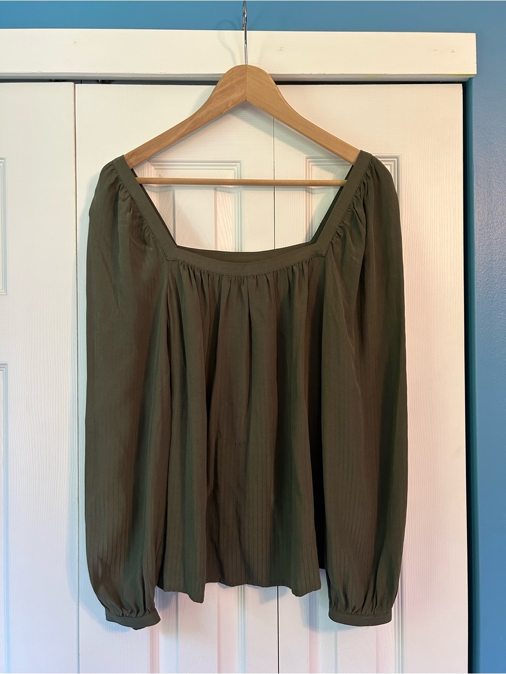 a new day Green Scoop Neck Top